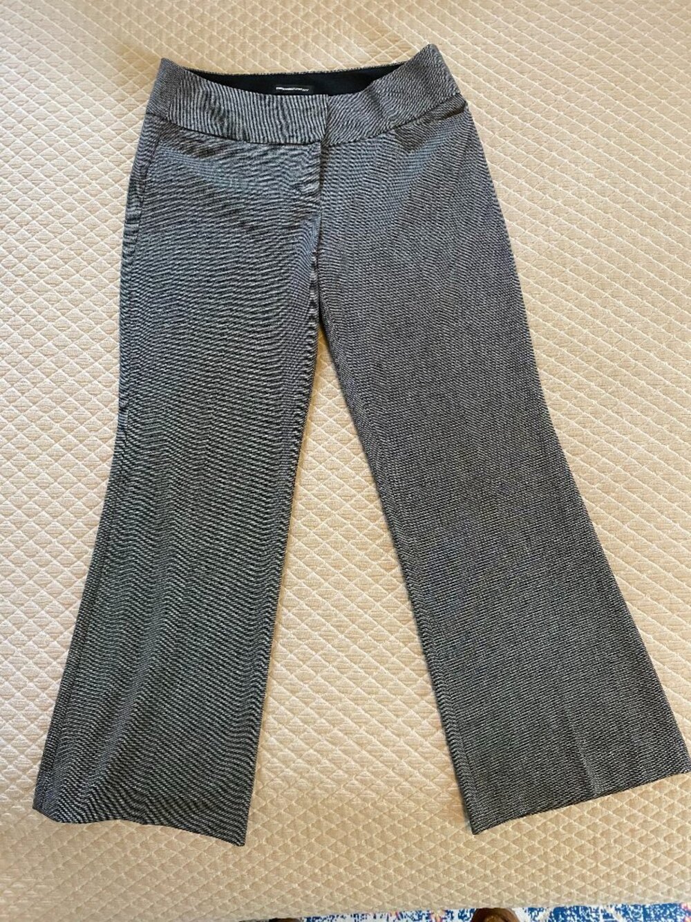 Express Editor Black & White Pants-Size  8S